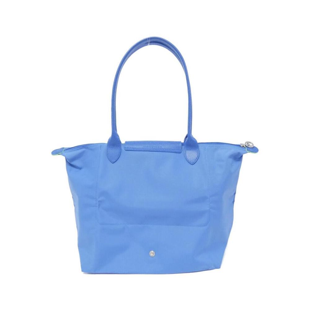 Longchamp Le Pliage Green Medium Recycled Nylon Shoulder Bag Blue